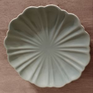 FARMHOUSE Duck Egg Blue Fluted Salad Plate-DINE by HD Designs